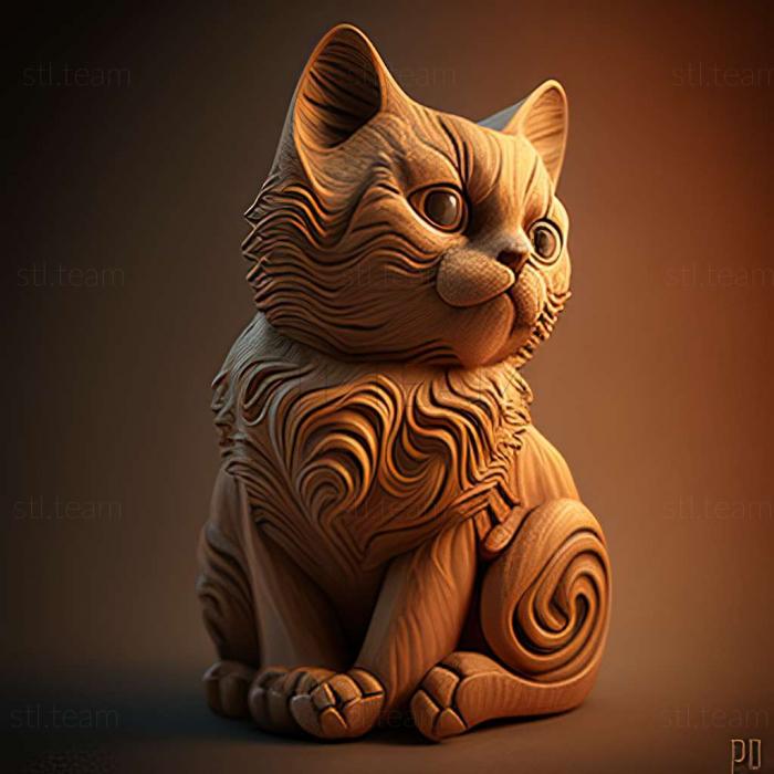 3D модель Кішка Тойбоб (STL)